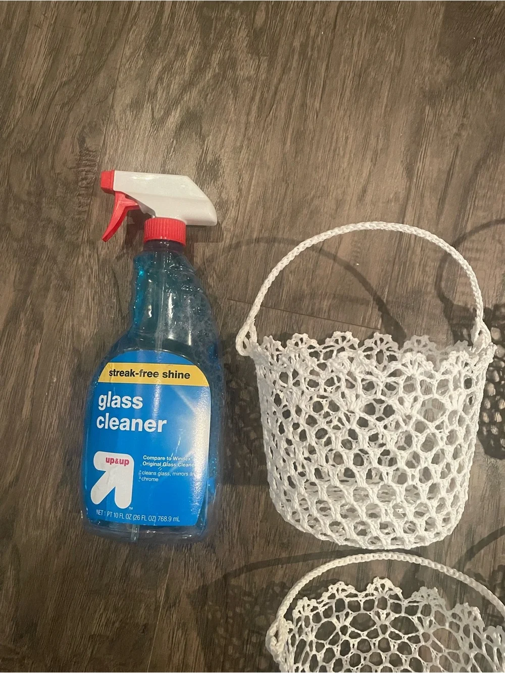 White Baskets - Set of 9